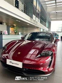 PET Cherry Metallic Vinyl