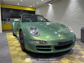 PET Iridescent Emerald Green Vinyl