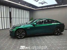 PET Jet Green Metallic Vinyl