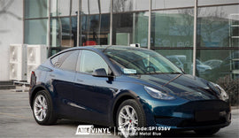 PET Liquid Metal Blue Vinyl