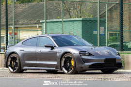 PET Liquid Metal Graphite Grey Vinyl