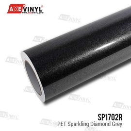 PET Sparkling Diamond Grey Vinyl