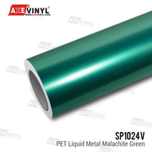 Load image into Gallery viewer, PET Liquid Metal Malachite Green Vinyl