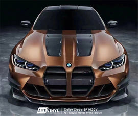 PET Liquid Metal Pyrite Brown Vinyl