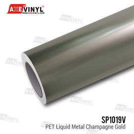 PET Liquid Metal Champagne Gold Vinyl