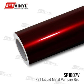 PET Liquid Metal Vampire Red Vinyl