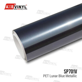 PET Lunar Blue Metallic Vinyl