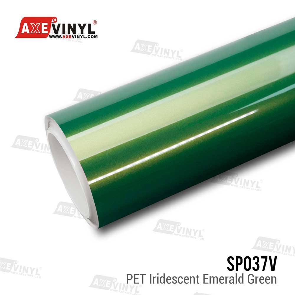 PET Iridescent Emerald Green Vinyl