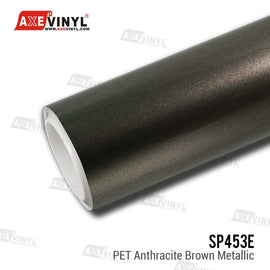 PET Anthracite Brown Metallic Vinyl