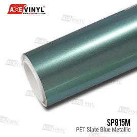 PET Slate Blue Metallic Vinyl