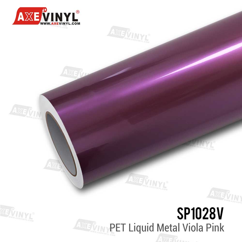 PET Liquid Metal Viola Pink Vinyl