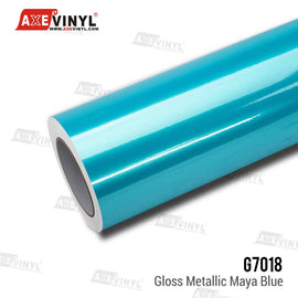Gloss Metallic Maya Blue Vinyl