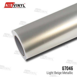 Light Beige Metallic Vinyl