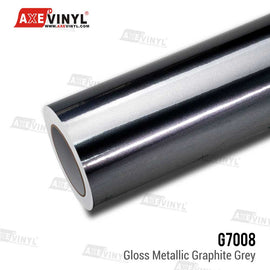 Gloss Metallic Graphite Grey Vinyl
