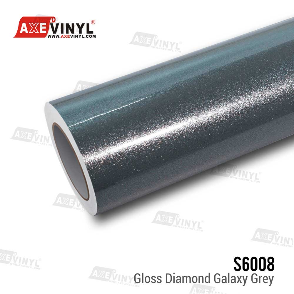 Gloss Diamond Galaxy Grey Vinyl