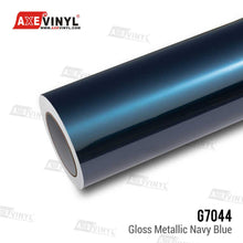 Load image into Gallery viewer, Gloss Metallic Navy Blue Vinyl