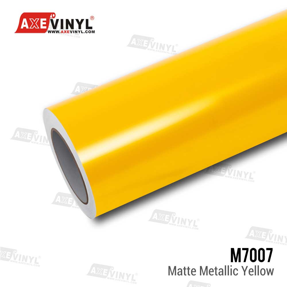Matte Metallic Yellow Vinyl